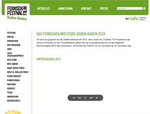 Tablet Screenshot of fernsehfilmfestival.de